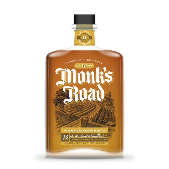 Monk's Road Wheated Bourbon bottle