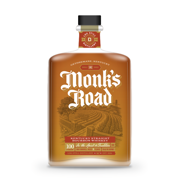 Monk's Road Kentucky Straight Bourbon Whiskey bottle